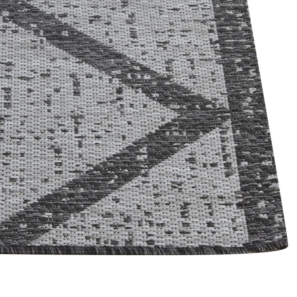 Tapete para Quarto e Sala 2,00X2,50 m Amazonas Sisal Havan Casa - Geométrico Cinza 