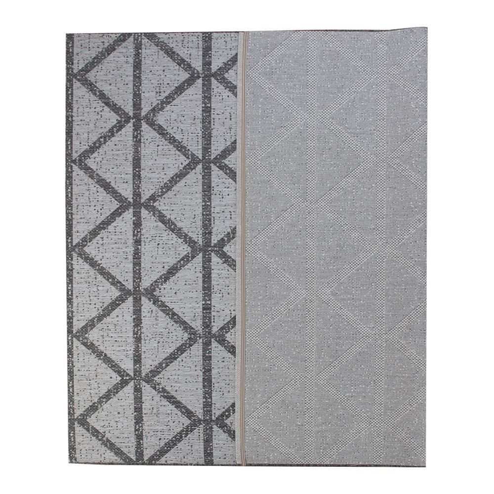 Tapete para Quarto e Sala 2,00X2,50 m Amazonas Sisal Havan Casa - Geométrico Cinza 
