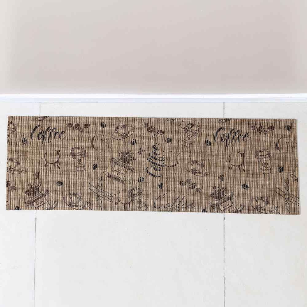 Tapete Tropical Para Cozinha 43X130 Cm Havan - Café