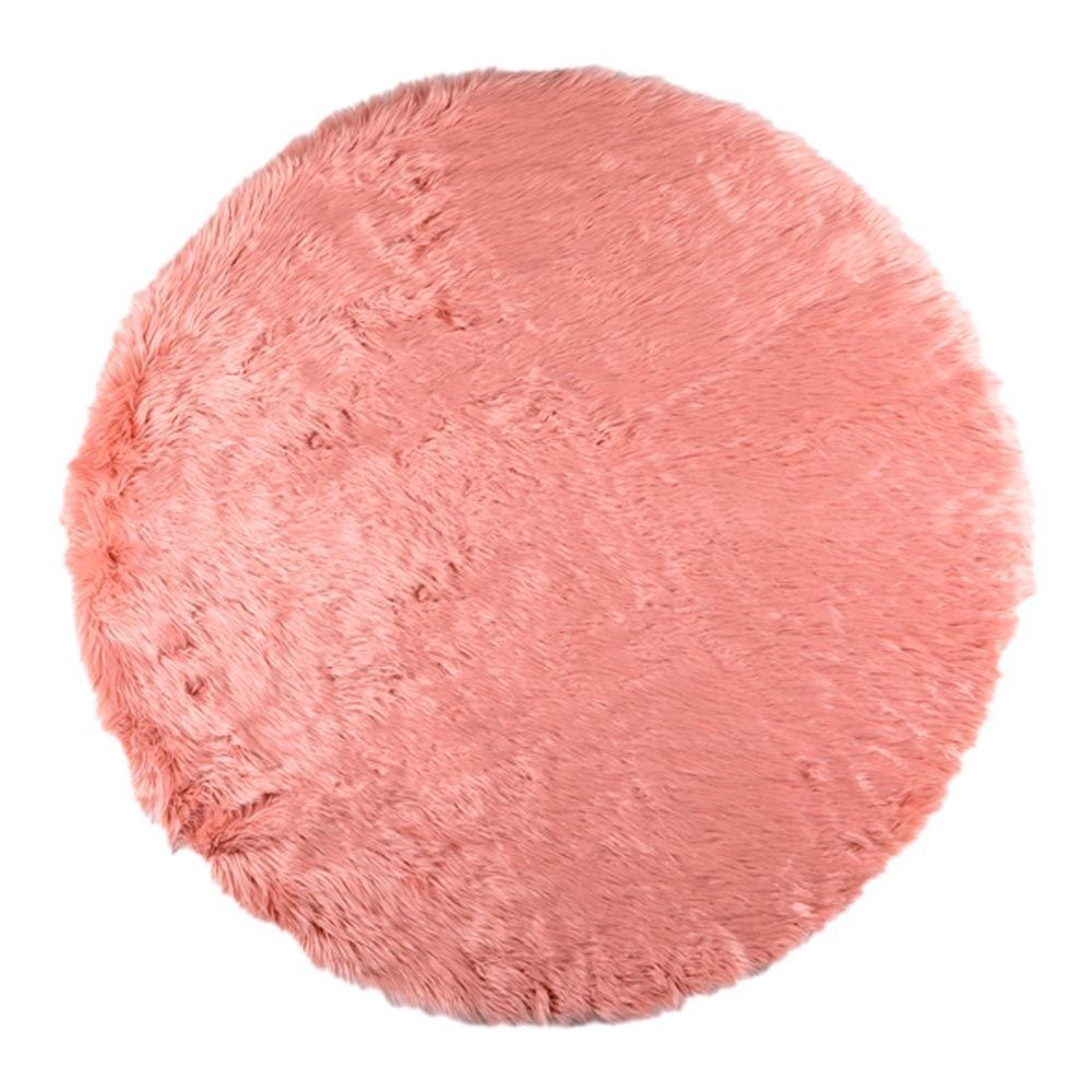 Tapete Alaska Redondo Para Quarto E Sala 1,50X1,50 M Havan Casa. - Rose