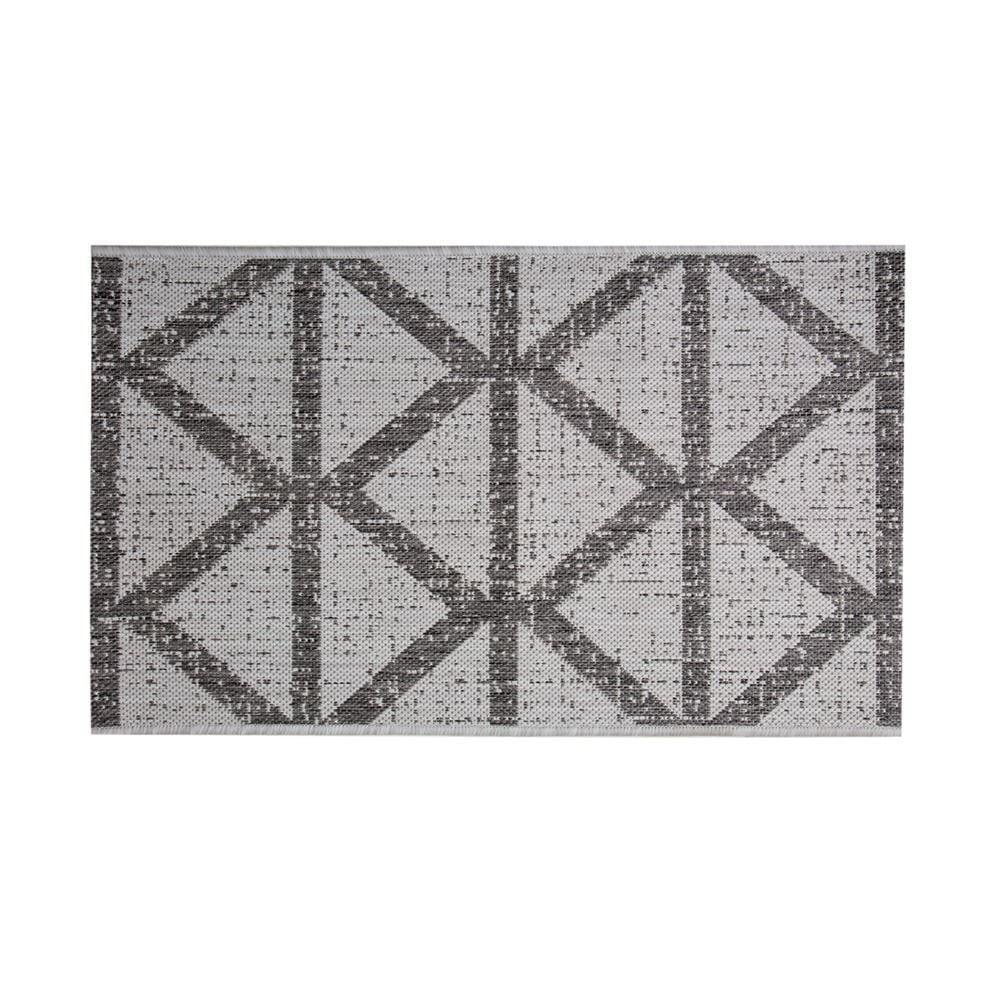 Tapete Amazonas 0,57X1,00 M Havan Casa - Geométrico Cinza