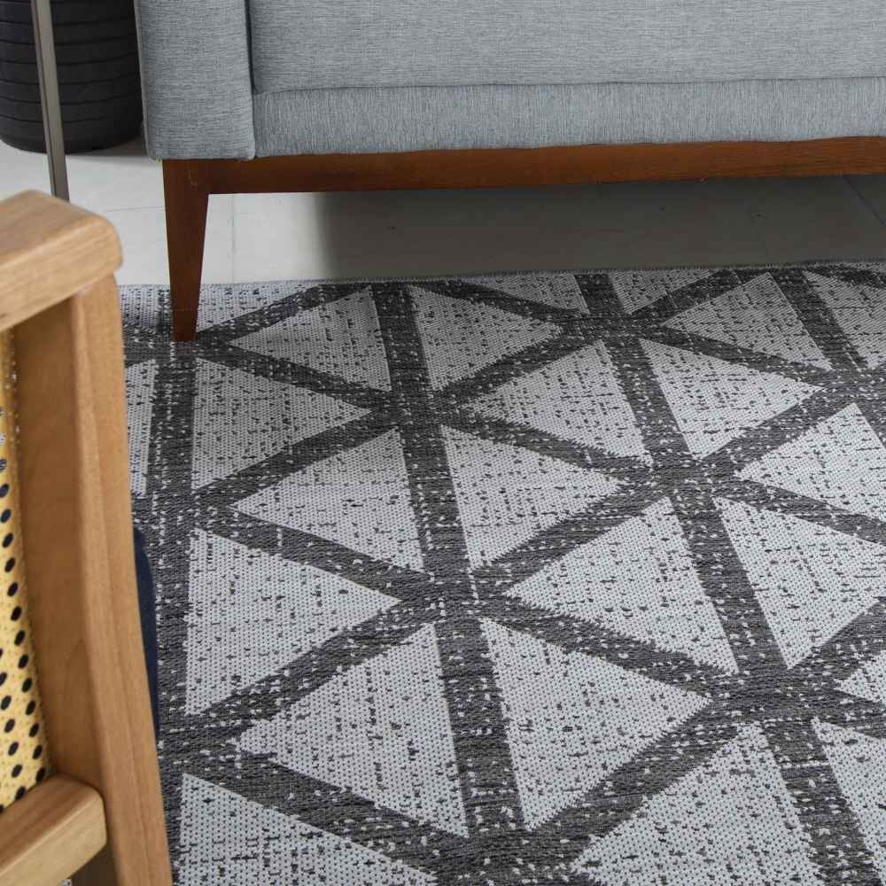 Tapete Amazonas 2,50X3,00M Solecasa - Cinza Geométrico B3061 5038