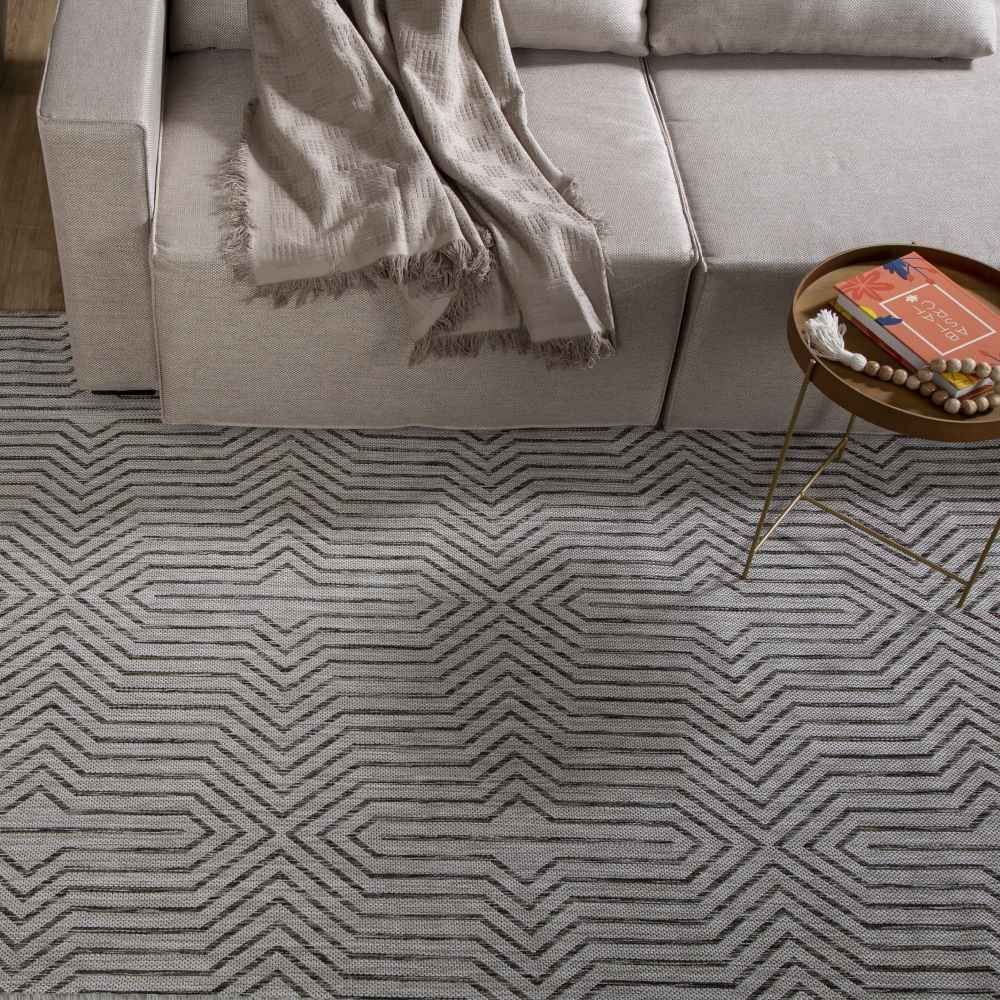 Tapete Amazonas 2,50X3,00M Solecasa - 3D Prata a5231 5019