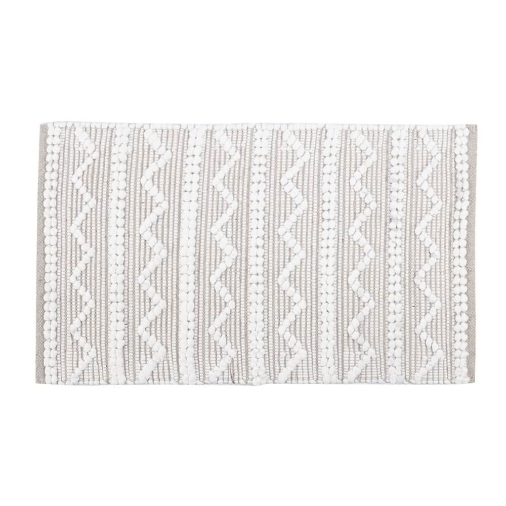 Tapete Angra 50X80 Cm Havan Casa - Branco Neve