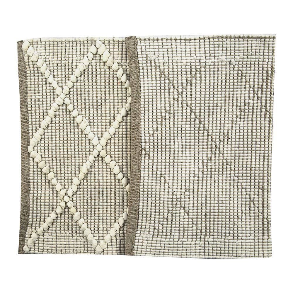 Tapete Para Quarto E Sala 50X80 Cm Angra Havan Casa - Bege Natural