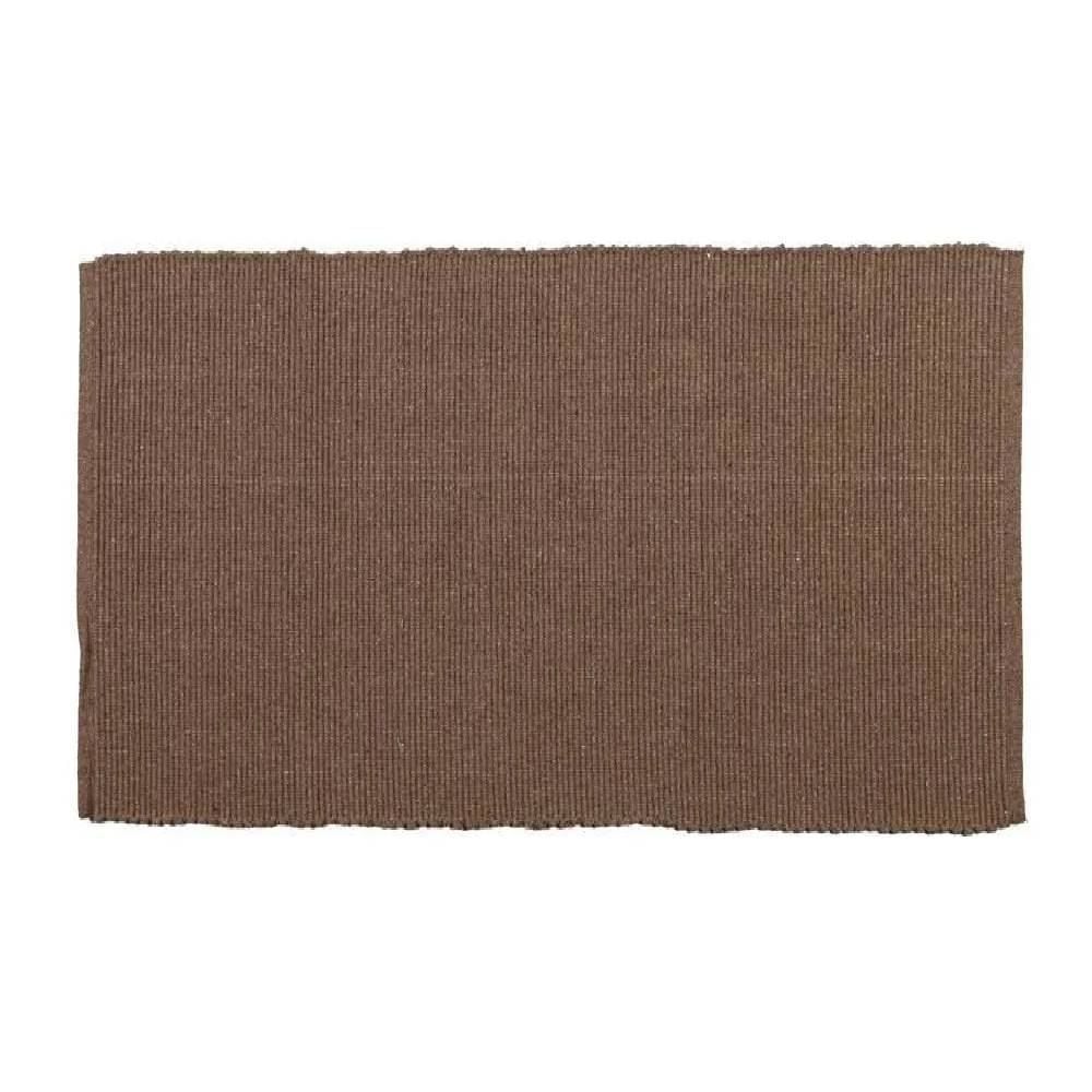 Tapete para Quarto e Sala 50X80 cm Bali Havan Casa - Castanho