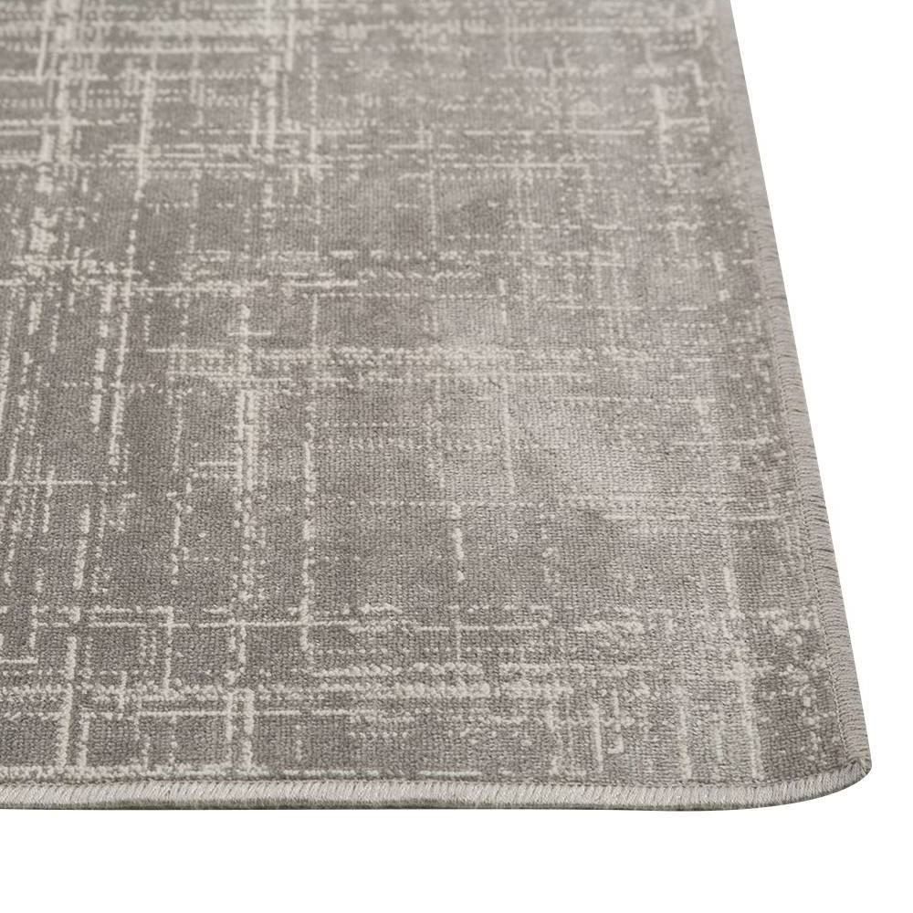 Tapete Belga Para Quarto E Sala 1,00X1,40 M Havan Casa - Linho Cinza E Bege