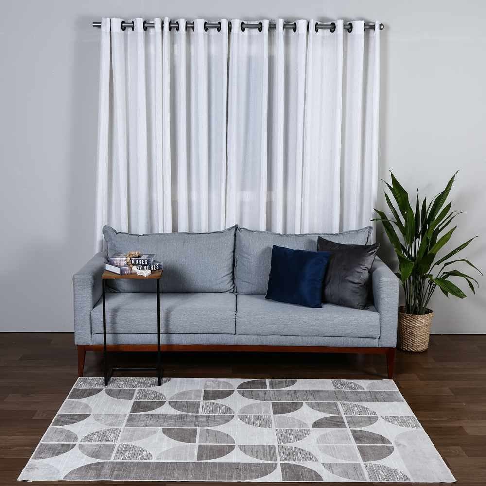 Tapete Belga Para Quarto E Sala 1,40X2,00 Havan - Bege Cinza