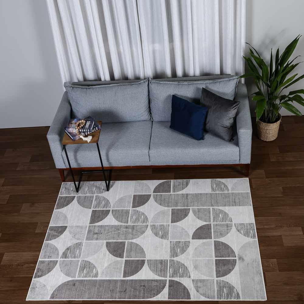 Tapete Belga Para Quarto E Sala 1,40X2,00 Havan - Bege Cinza