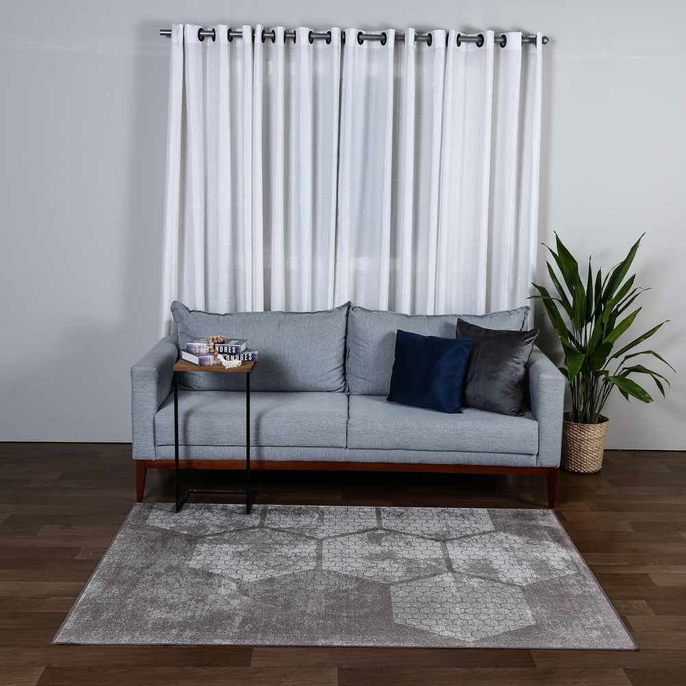 Tapete Belga Para Quarto E Sala 1,40X2,00 Havan - Marrom Geo