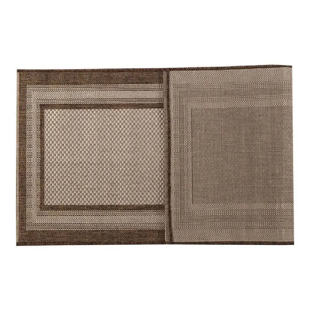 Tapete Para Cozinha Cancun Sisal 1,00X1,50 M Havan Casa - Bordas Marrom