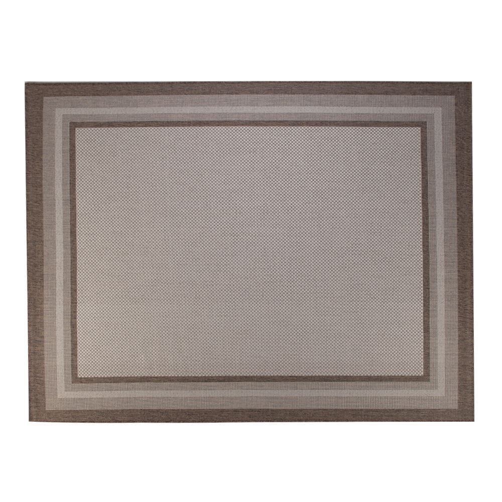 Tapete Para Quarto E Sala 2,00X2,50 M Cancun Sisal Havan Casa - Bordas Marrom