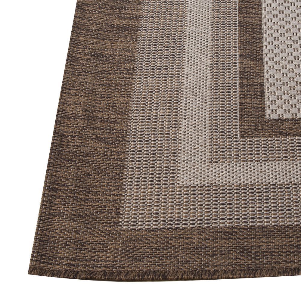 Tapete Para Quarto E Sala 2,00X2,50 M Cancun Sisal Havan Casa - Bordas Marrom