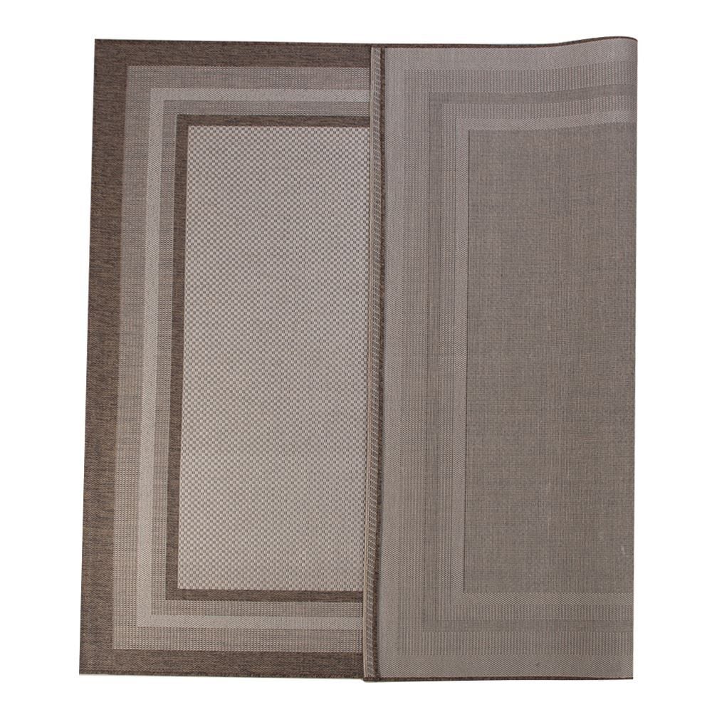 Tapete Para Quarto E Sala 2,00X2,50 M Cancun Sisal Havan Casa - Bordas Marrom