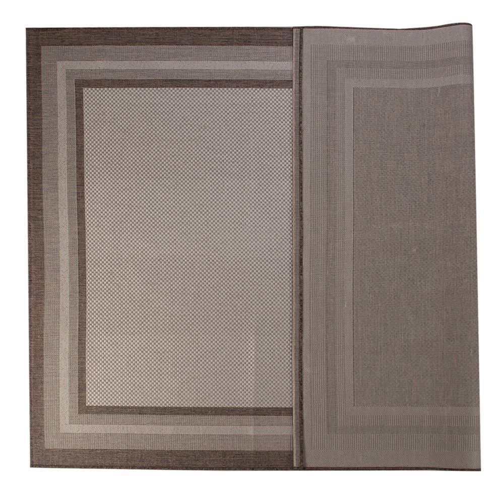 Tapete Para Quarto E Sala Cancun 2,00X3,00 M Sisal Havan Casa - Bordas Marrom