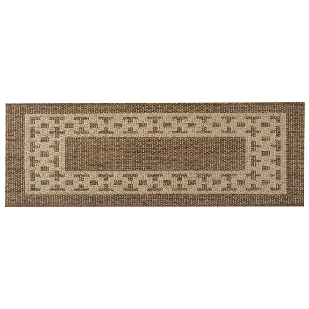 Tapete Cancun 50X1,20M Sisal Havan Casa - Grega Marrom