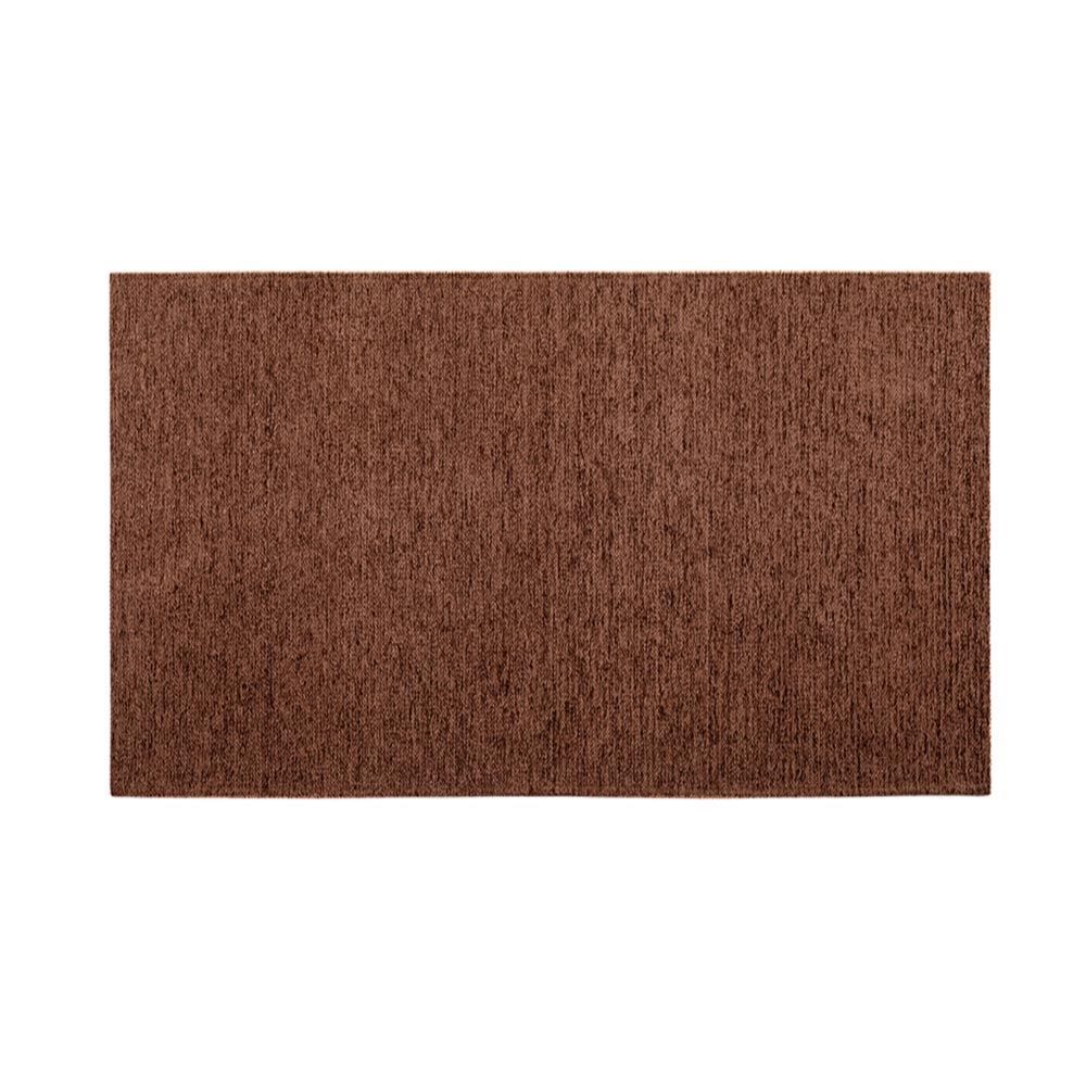 Tapete Chenile 55X85cm Quarto E Sala Havan - Marrom Sólido