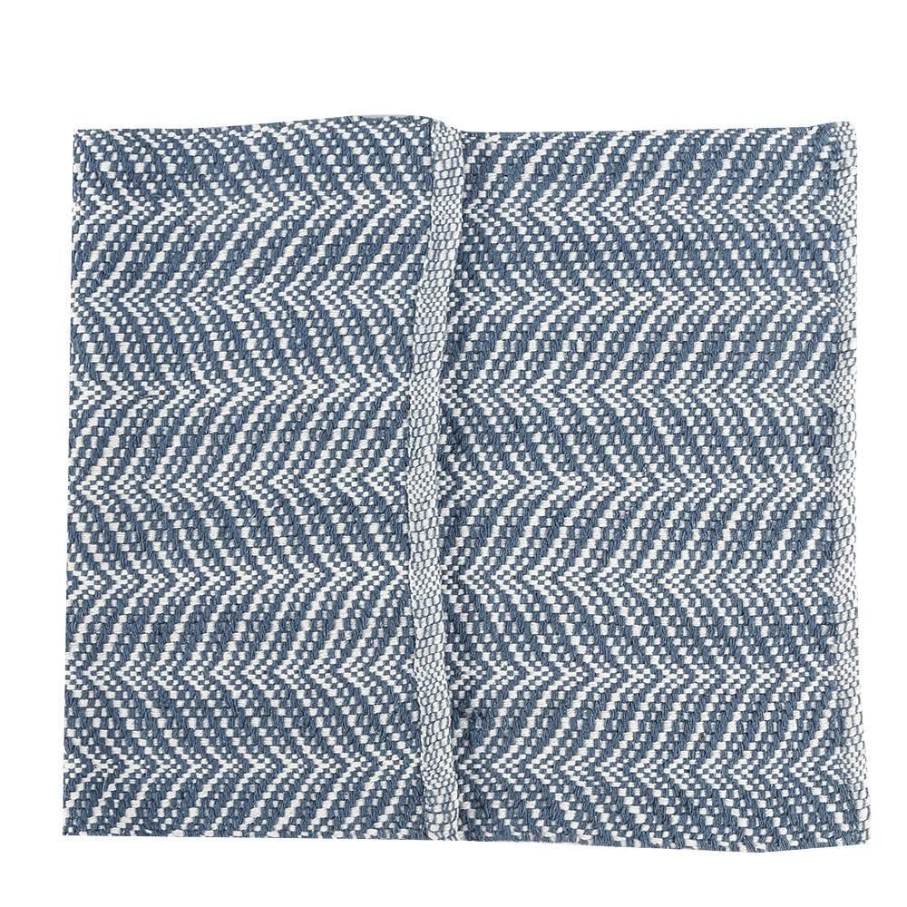 Tapete Creta 50X80cm Havan - Azul/Off White