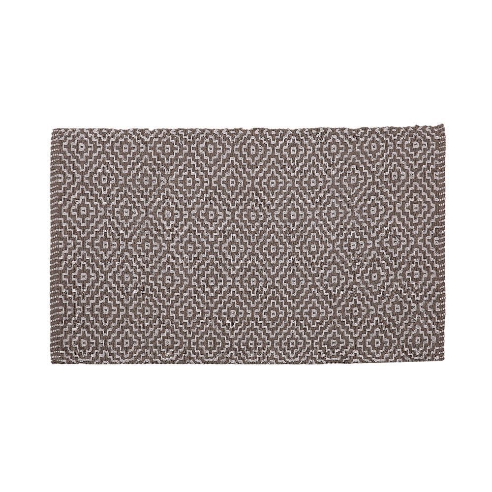 Tapete Creta 50X80cm Havan - Cinza/Prata