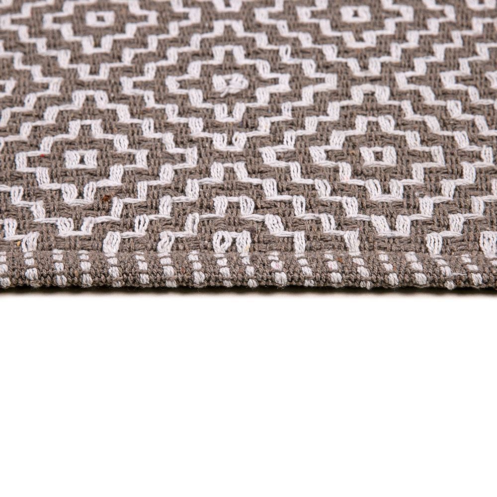 Tapete Creta 50X80cm Havan - Cinza/Prata