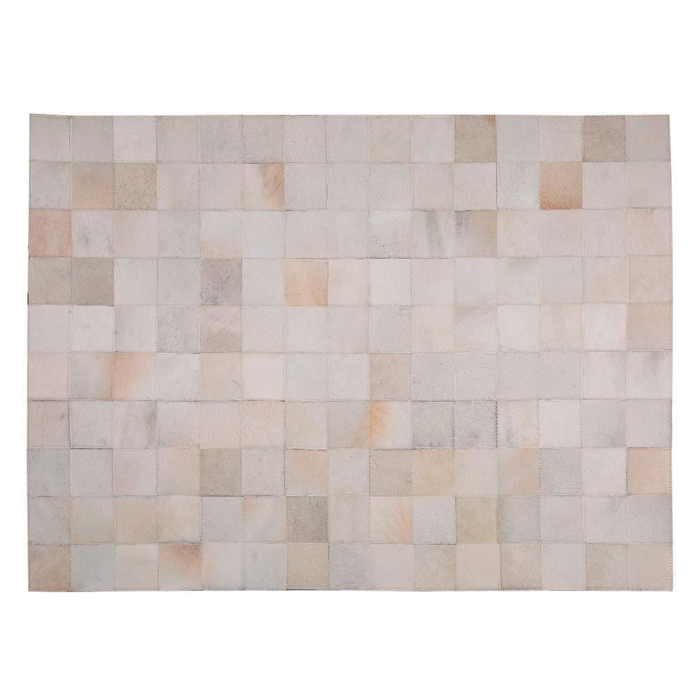 Tapete De Couro Texas 1,50X2,00M - Off White