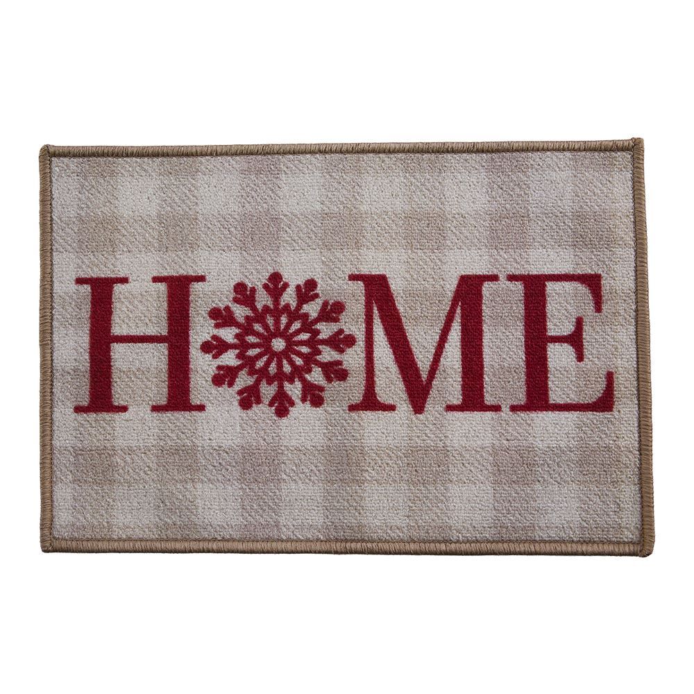 Tapete Decorativo de Natal 40X60 cm Havan Casa - Home Bege