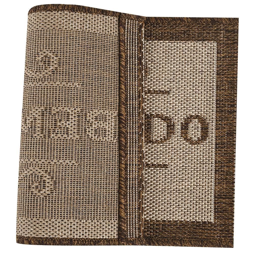 Tapete De Porta Cancun 40X60 Cm Sisal Havan Casa - Bem-Vindo Bege