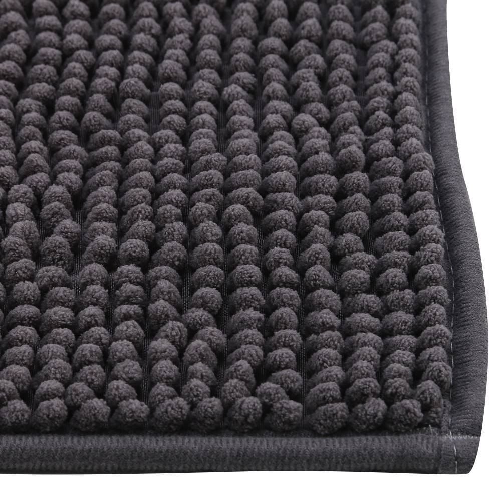 Tapete Dobby 45X70 Cm Finecasa - Cinza Urbano