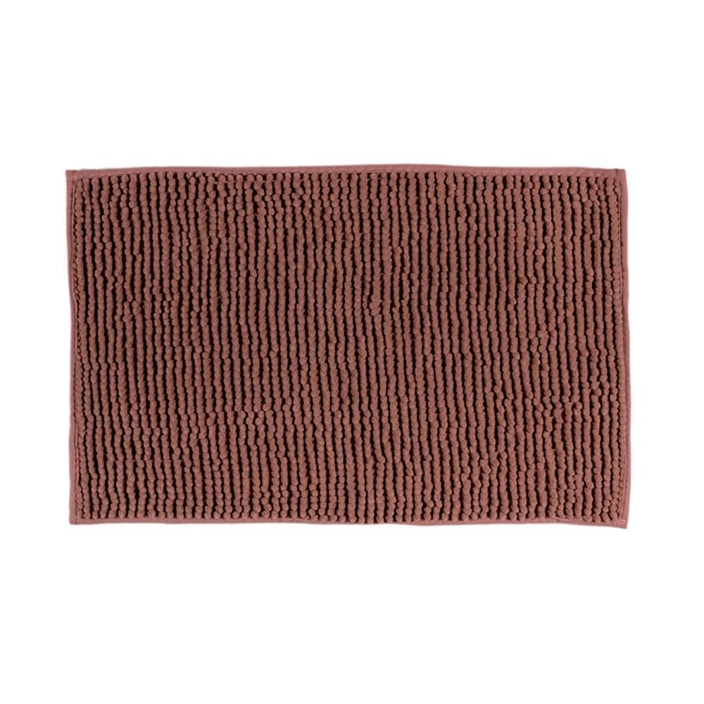 Tapete Dobby 45X70cm Para Banheiro Finecasa - Taupe