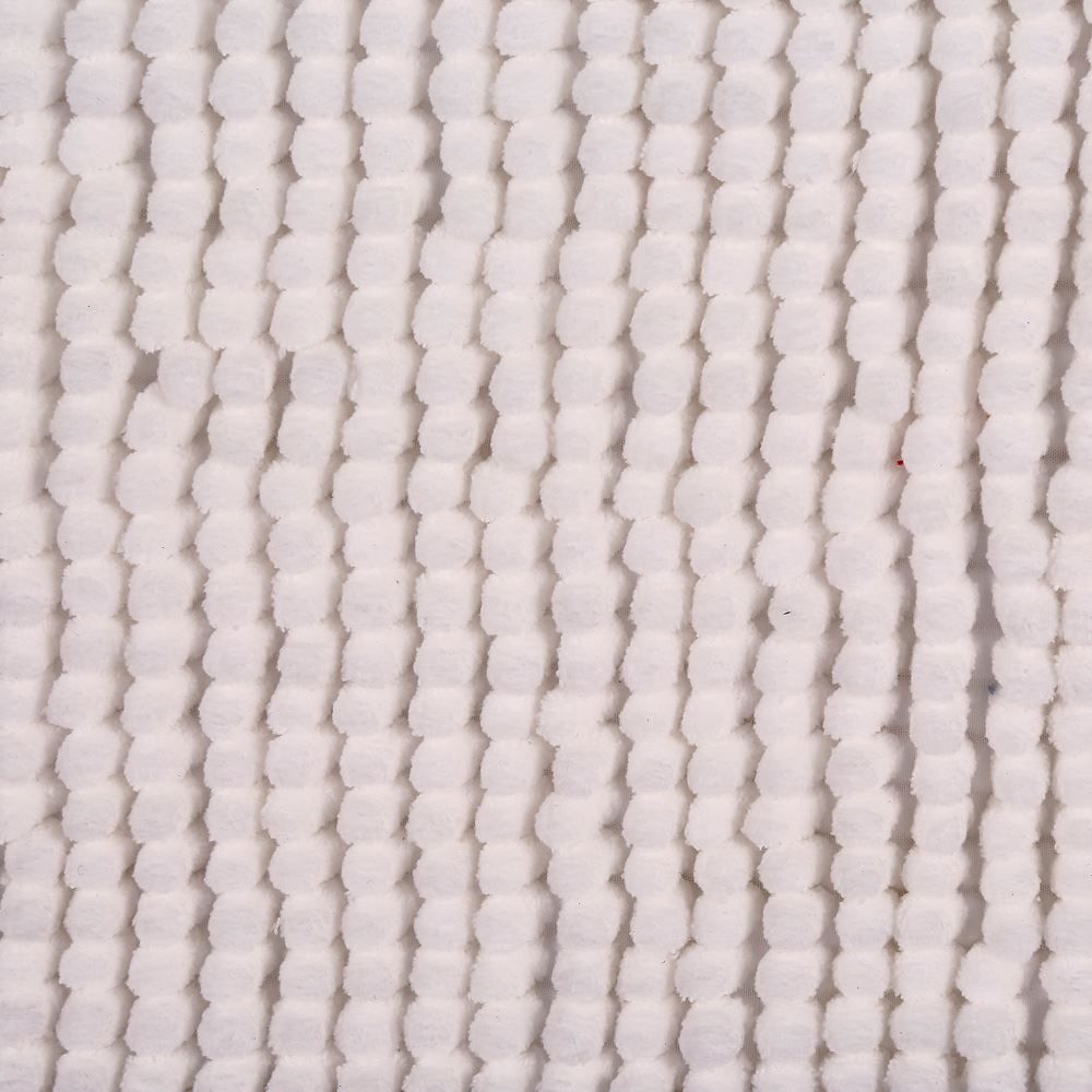 Tapete Dobby 45X70cm Para Banheiro Finecasa - Branco