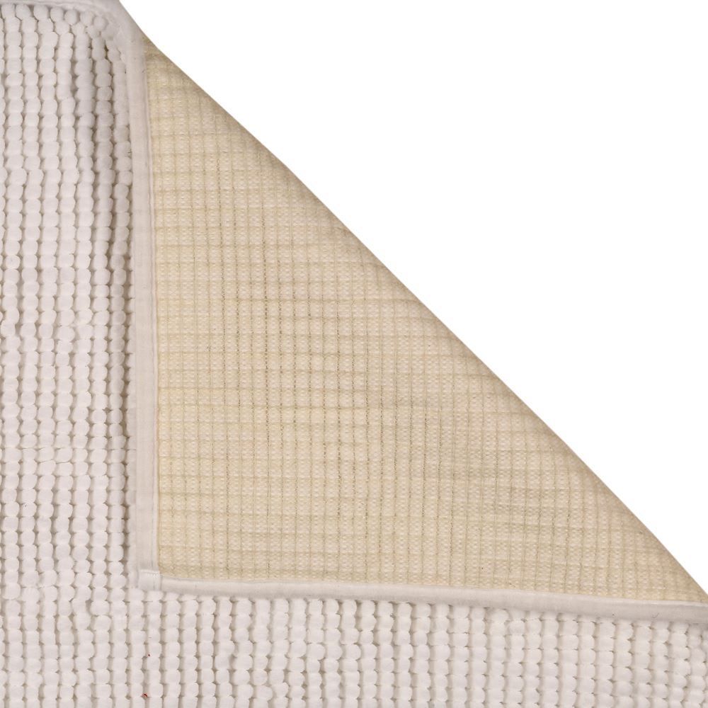 Tapete Dobby 45X70cm Para Banheiro Finecasa - Branco