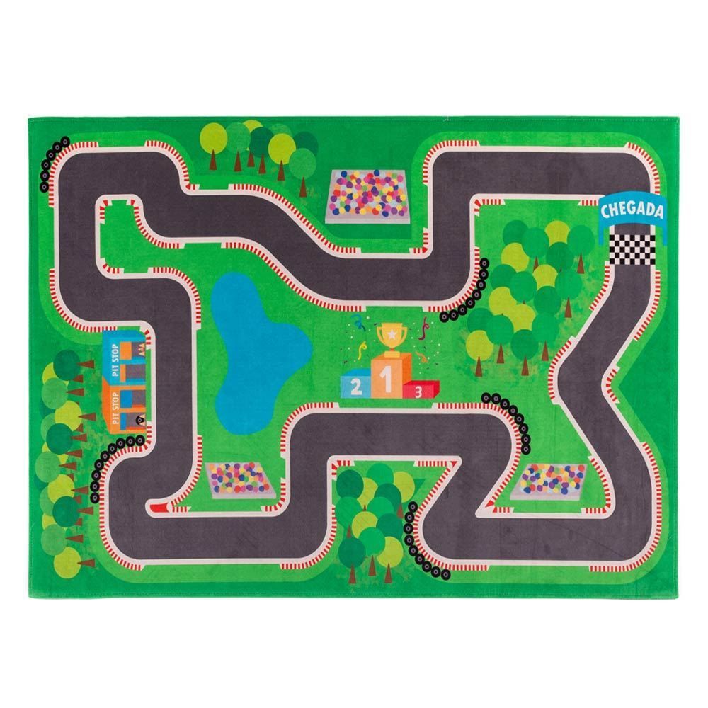 Tapete Infantil 80X125cm Havan - Pista de Corrida