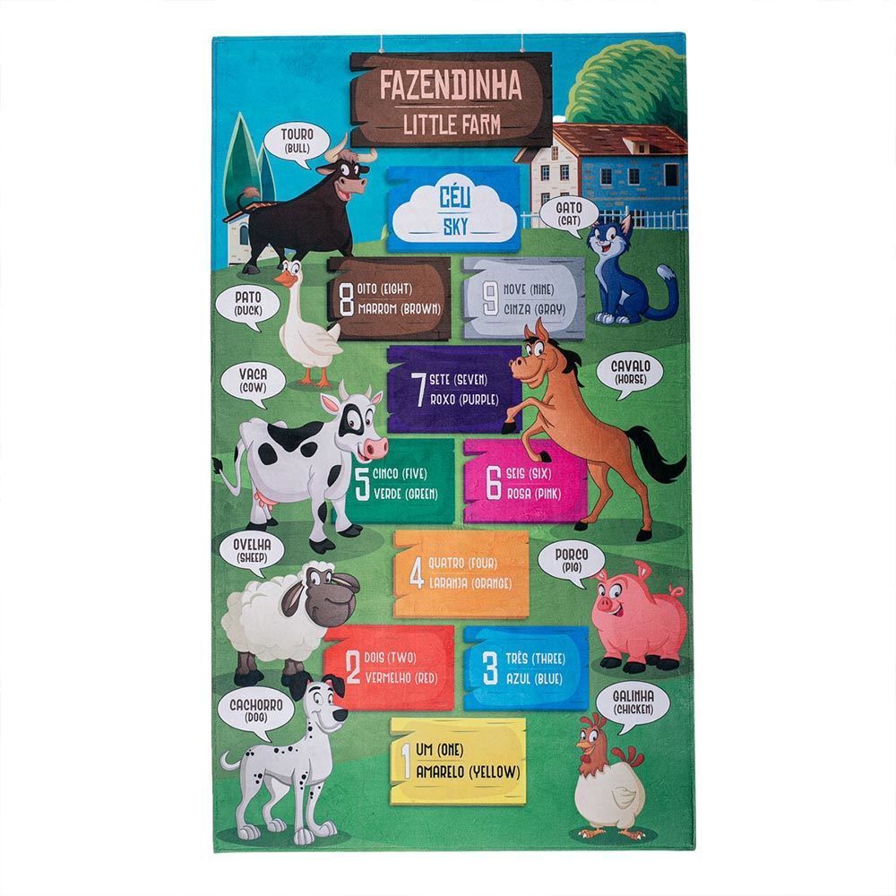 Tapete Infantil 80X125cm Havan - Amarelinha