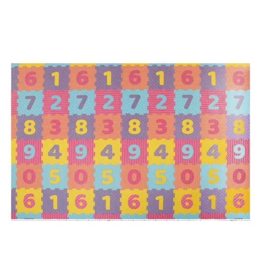 Tapete Infantil Brisa 1,00X1,30 M Havan - Números Coloridos