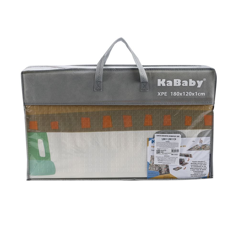 Tapete Infantil Dobrável Xpe Kababy Havan Casa - Branco