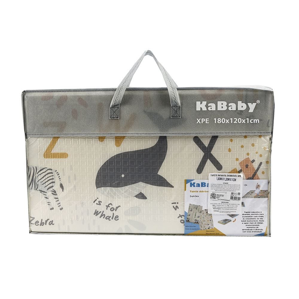 Tapete Infantil Dobrável Xpe Kababy Havan Casa - Bege