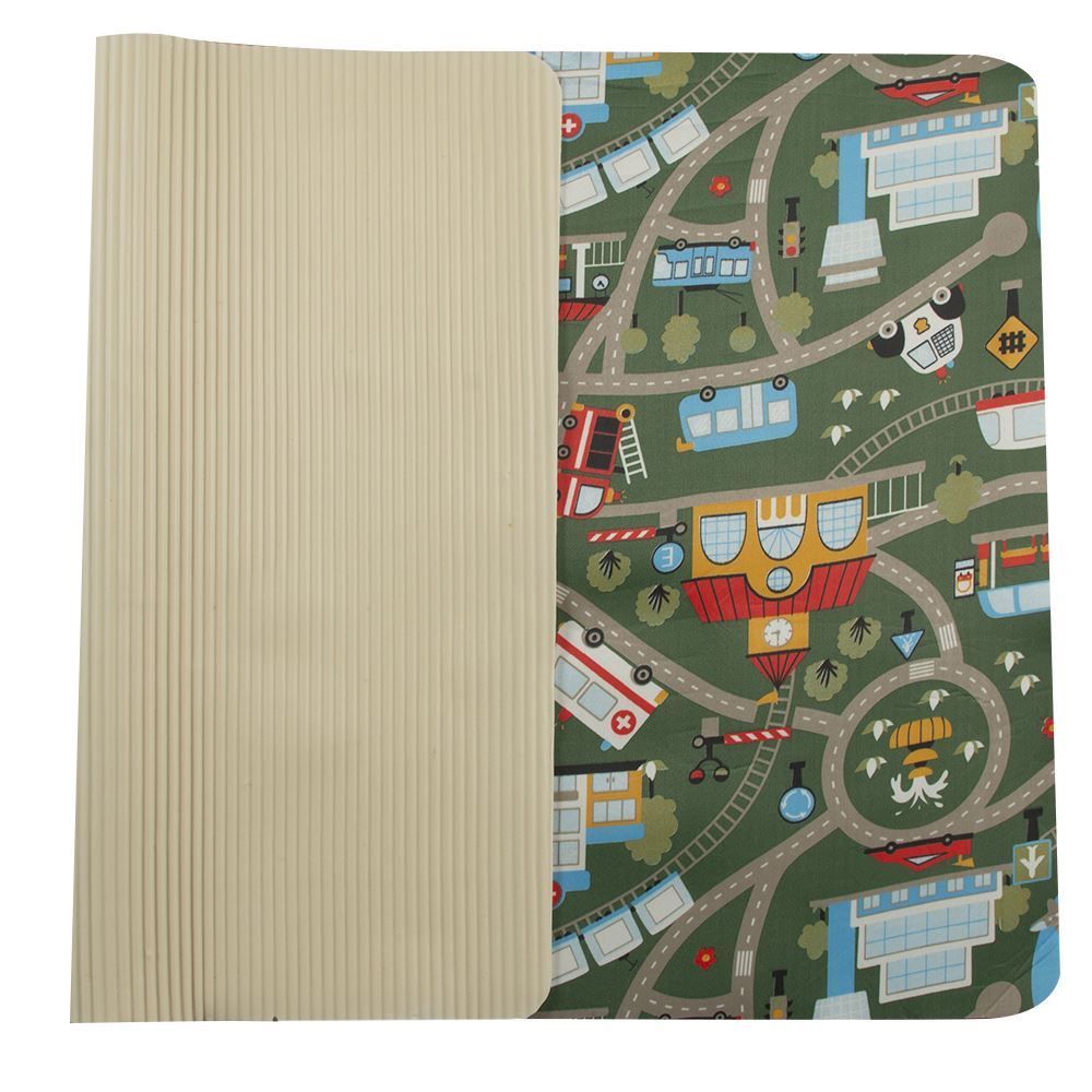 Tapete Infantil Estampado 80X120 Cm Havan Casa - Verde Cidade