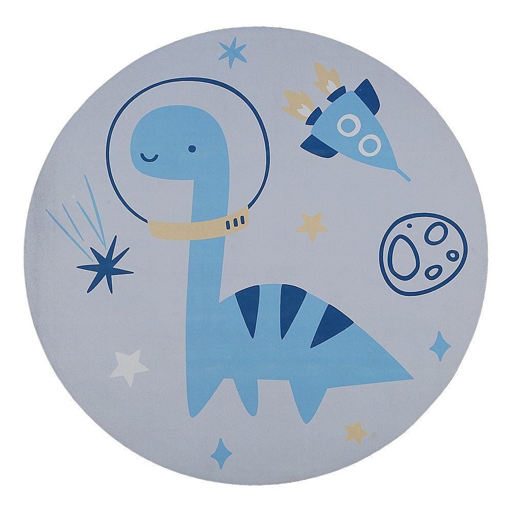 Tapete Infantil Magic Redondo 1,00Mx1,00M Havan Casa - CINZA C3 DINO