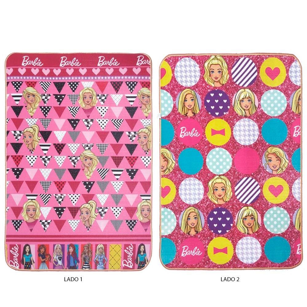 Tapete Infantil Recreio 1,20X1,80M Enrolado Havan - Barbie