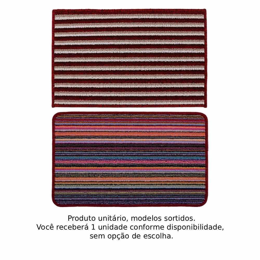 Tapete para Banheiro 38X58 cm Jamaica Havan Casa - Vermelho