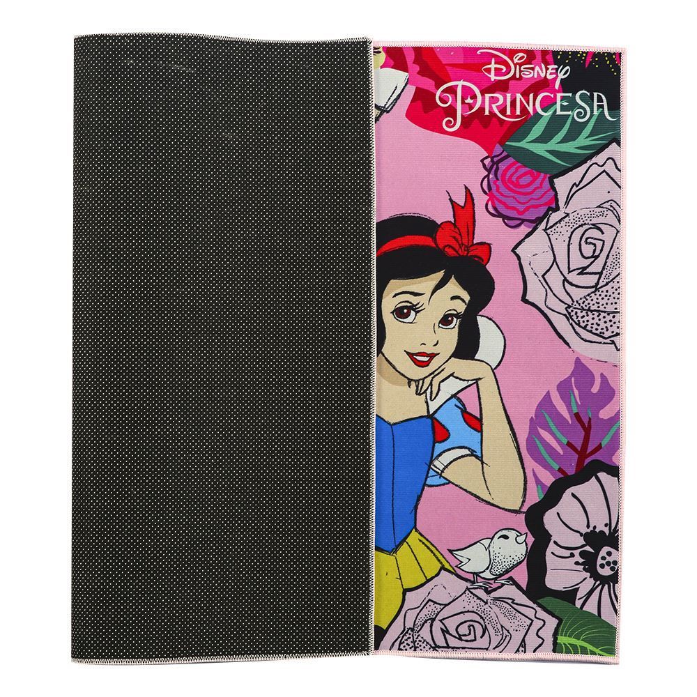Tapete Joy Disney 70X100 Cm Havan Casa - Princesas Flores