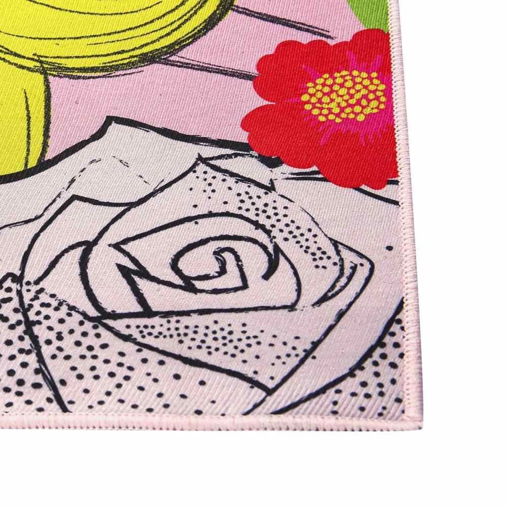 Tapete Infantil Joy Disney 70X100 cm Havan Casa - Princesas Flores