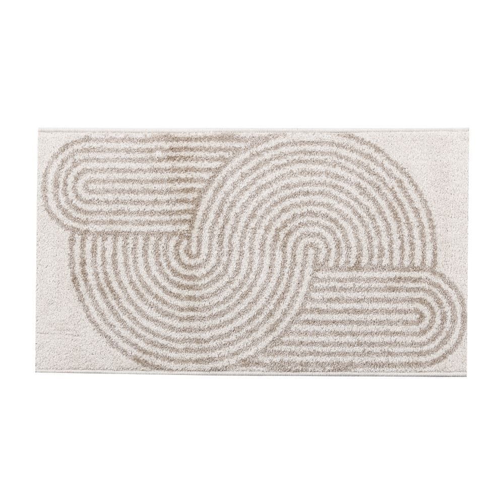 Tapete Para Quarto E Sala Lotus 57X100 Cm Havan Casa - Design Bege