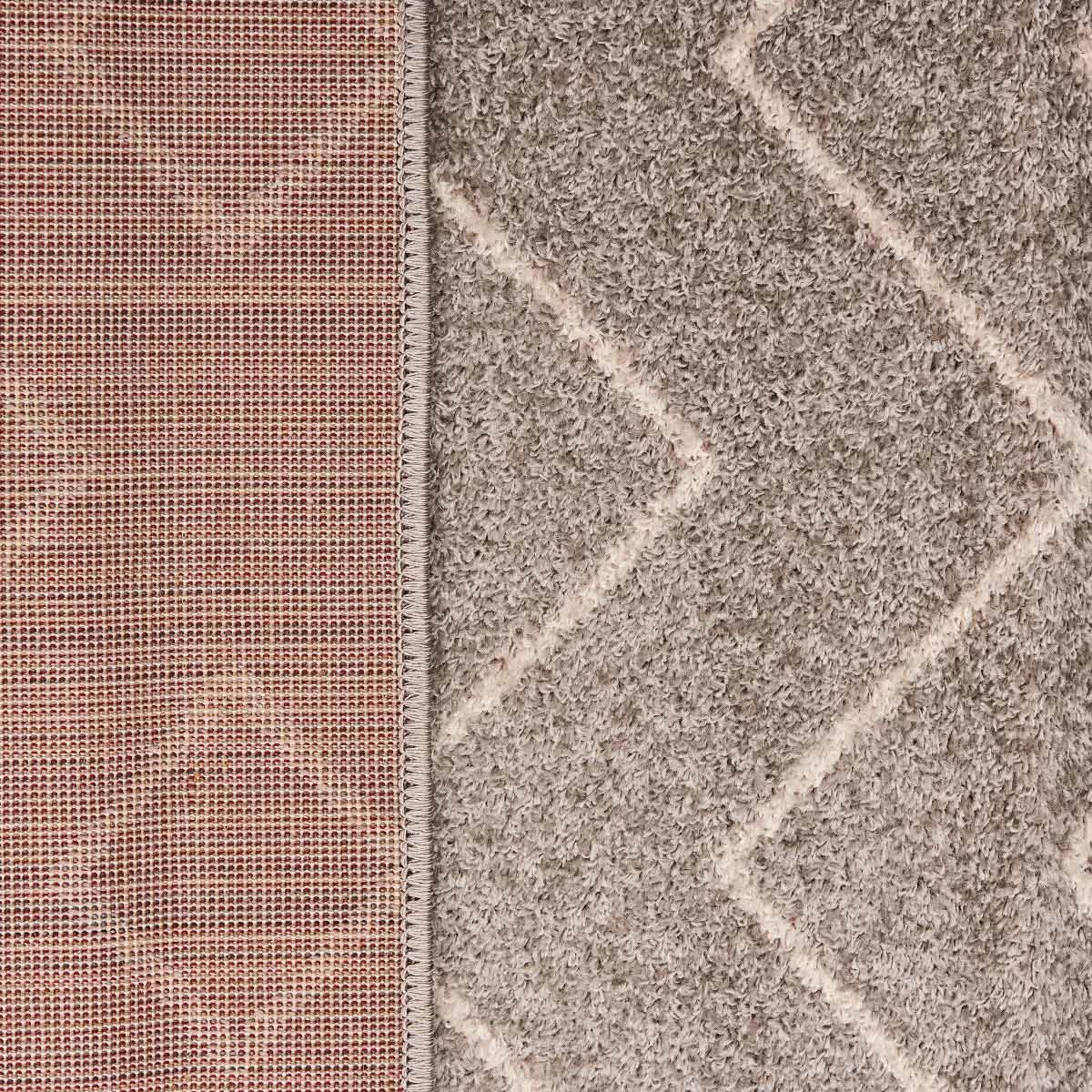 Tapete Para Quarto E Sala Lotus 0,57X1,00 M Havan - Geométrico Cinza