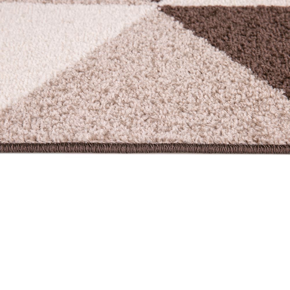 Tapete Para Quarto E Sala Lotus 0,57X1,00 M Havan - Bege/Marrom