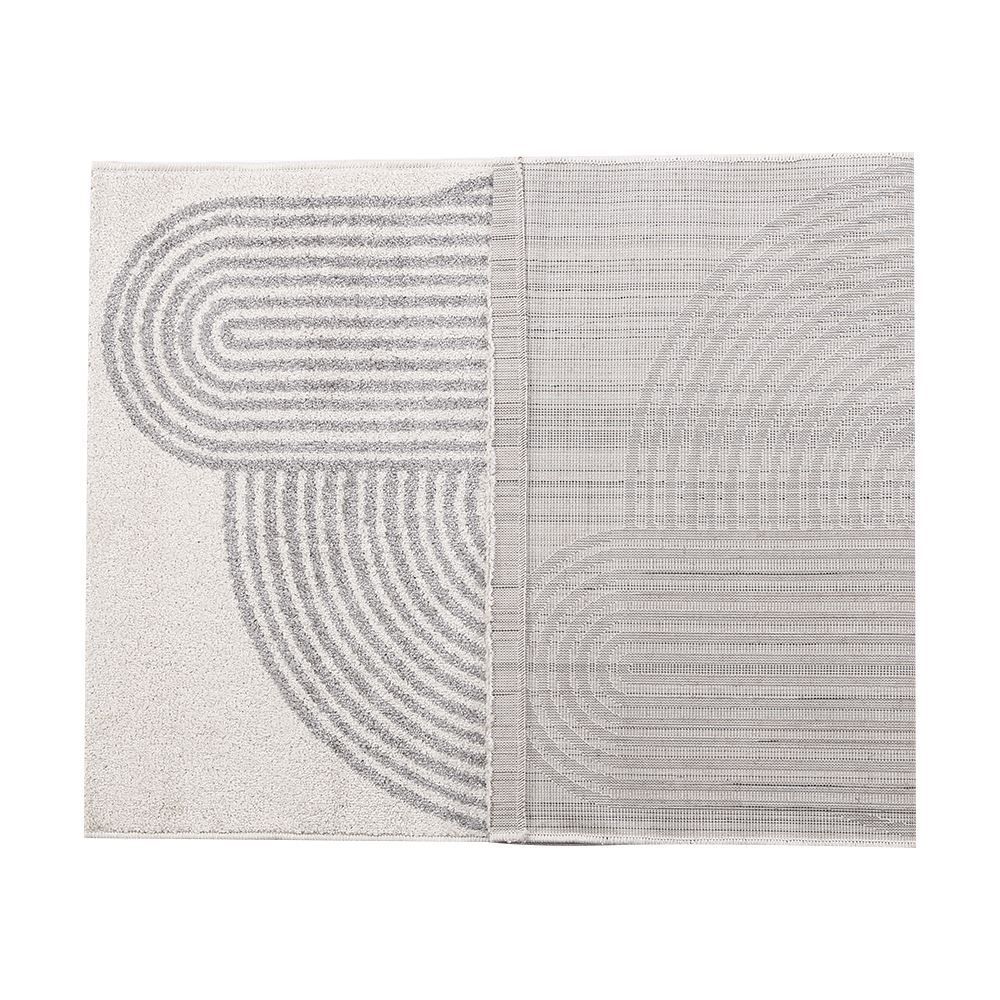 Tapete Para Sala Ou Quarto Lotus 80X150 Cm Havan Casa - Cinza Design