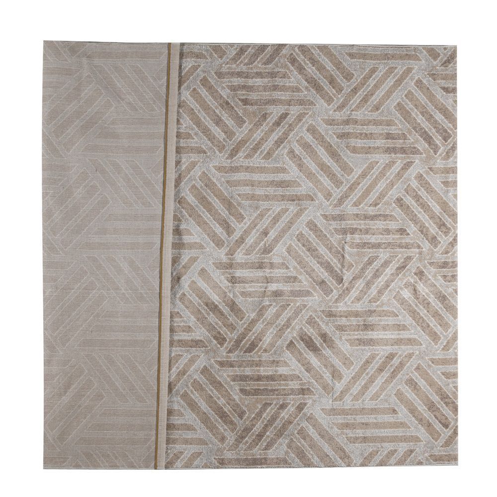 Tapete Lyon Para Quarto Ou Sala 2,00X2,5 M Havan Casa - Cinza Vision Geo