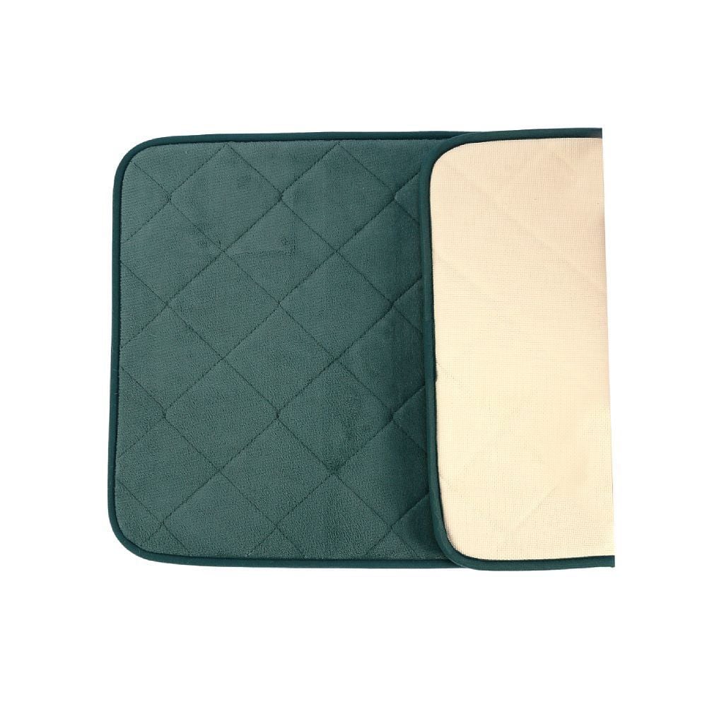 Tapete para Banheiro 50X80 cm Majestic Havan Casa - Verde Malaquita