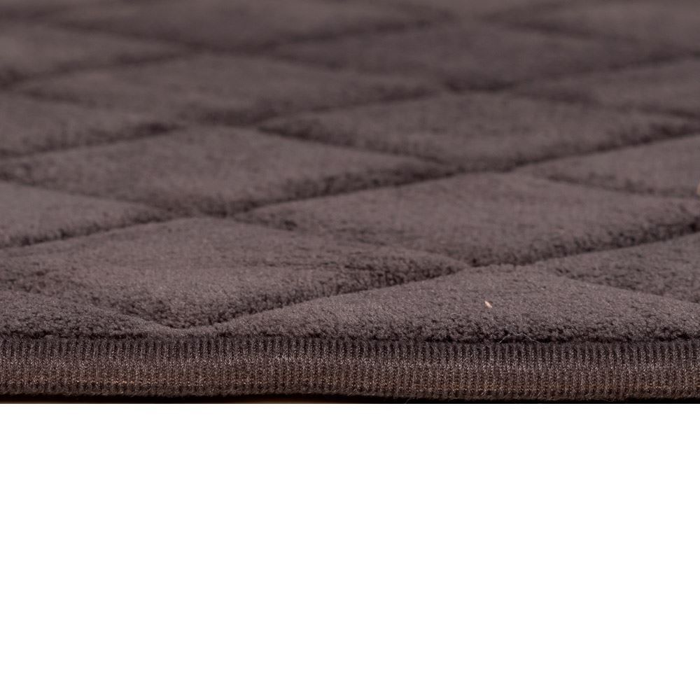 Tapete Majestic 50X80cm Havan - Antracite Quadriculado