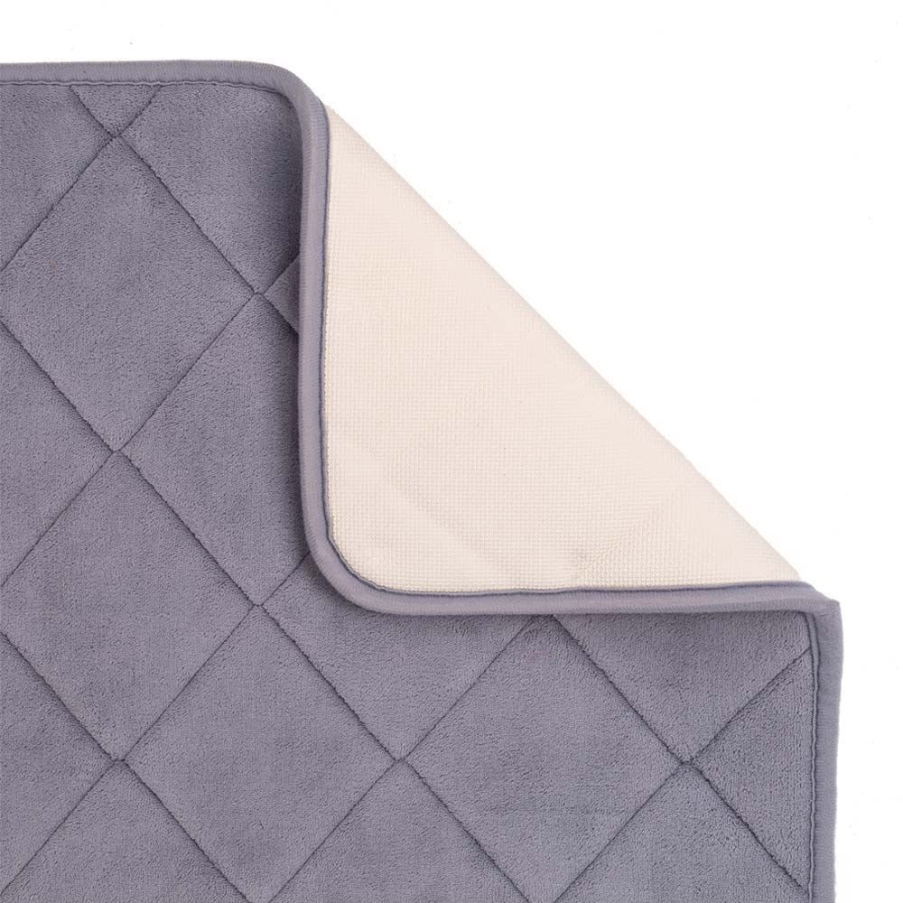 Tapete Majestic 50X80cm Havan - Cinza Quadriculado